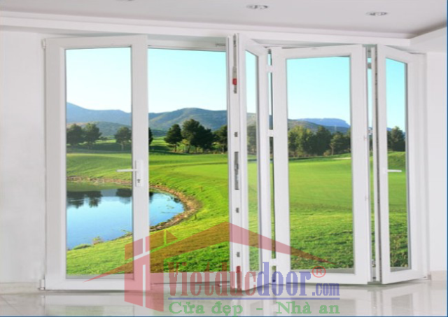 Cửa nhựa lõi thép cửa sổ 4 cánh