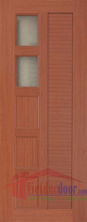Cửa nhựa gỗ ghép thanh VD.NG-O26
