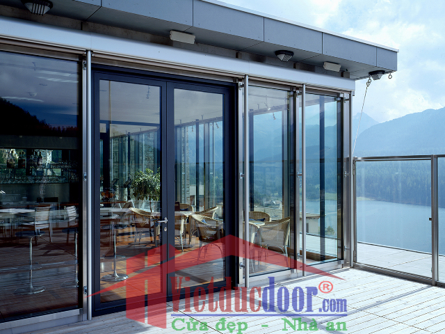 Cửa nhôm Xingfa cao cấp 2 cánh mở lùa