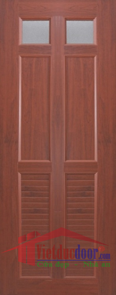 Cửa nhựa gỗ ghép thanh VD.NG-B46